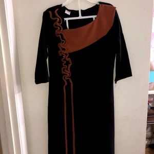 Knee length pencil dress